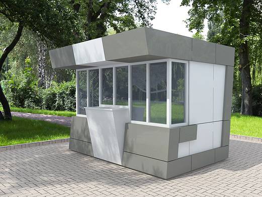 архитектурная концепция торгового павильона